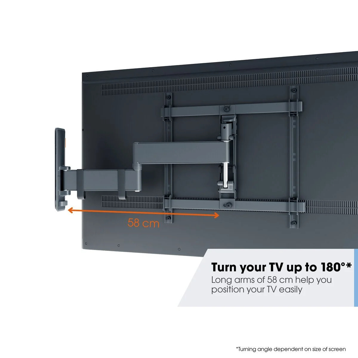 Vogels TV-Halterung COMFORT Schwenk und neigbar TVM 3445 (Weiss) - Image 5